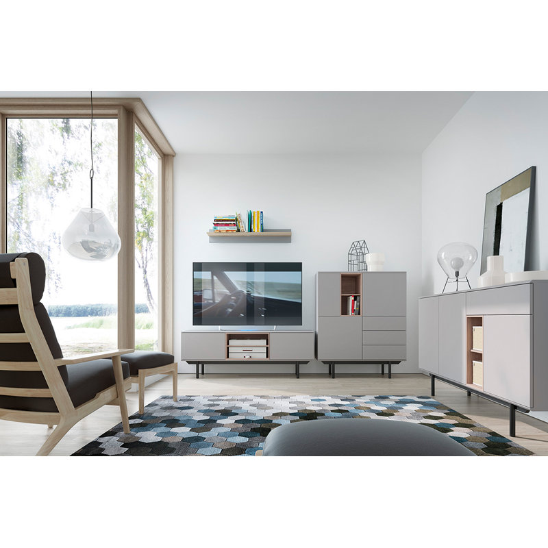 Brisia 125cm W 1 - Drawer Chest of Drawers