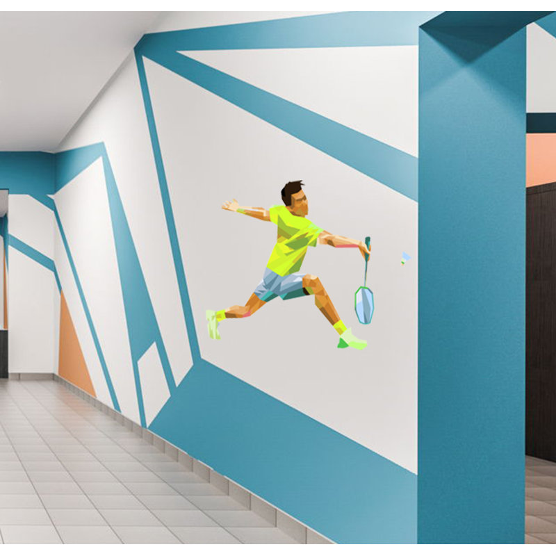 Sports Wall Decal, 33" H x 36" W
