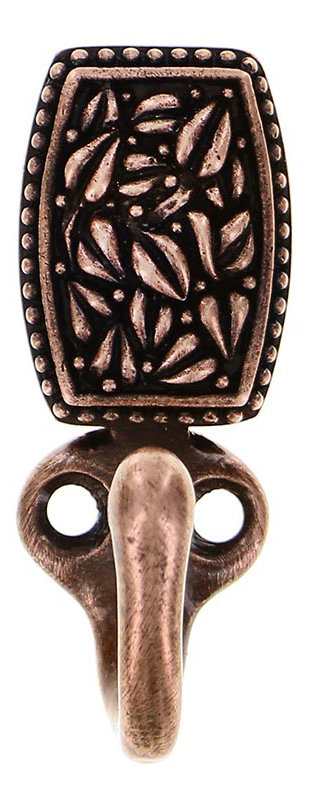 San Michele Wall Hook, Antique Copper