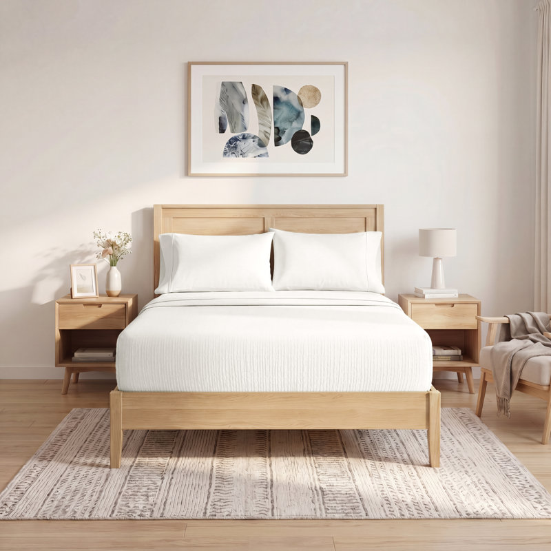 BedTite 4PC Fit Microfiber Sheet Set - Elastic Seamless Fits between 7" and 20" Deep Pocket, White
