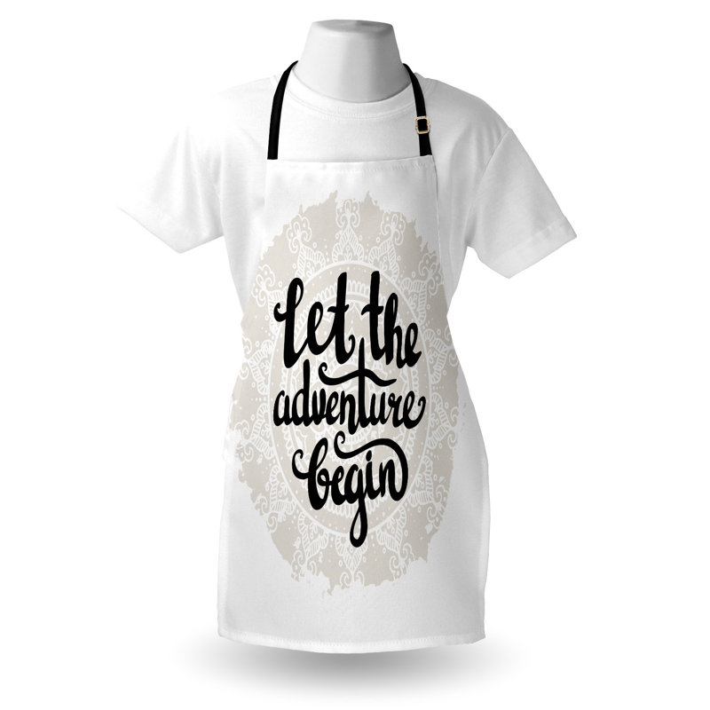 No Pattern Bib Apron