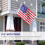 Drapeau national américain en polyester H 36 po x l 60 po Anley Fly Breeze - Drapeaux américains
