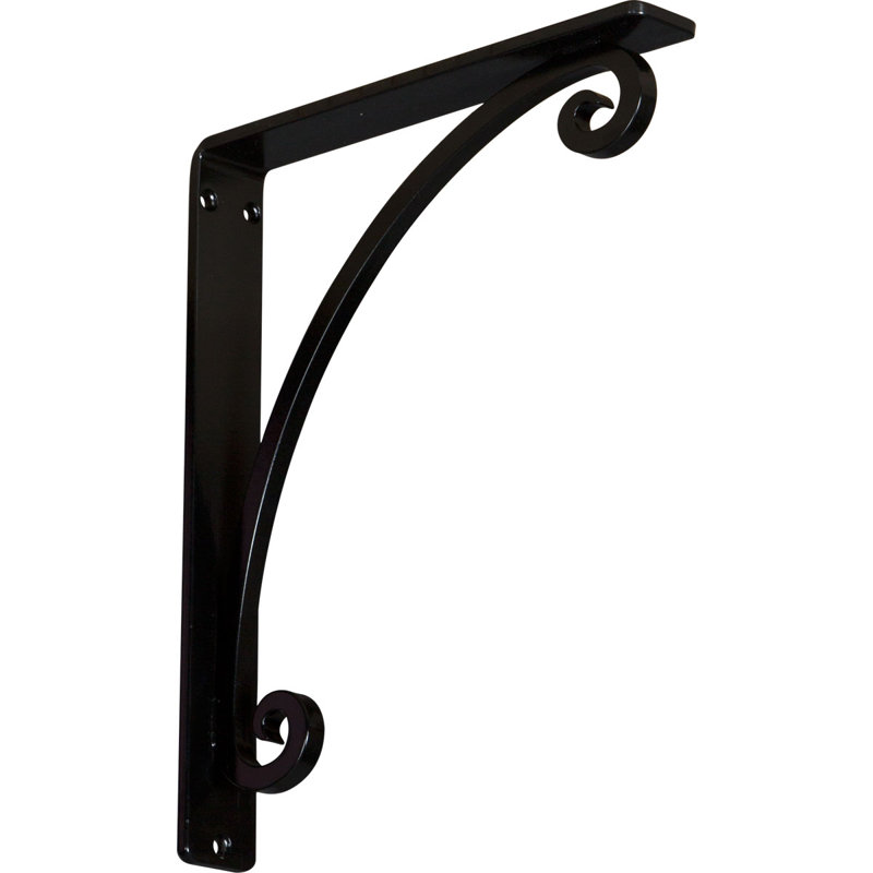 Support en fer forgé Legacy, 1,5 po x 12 po