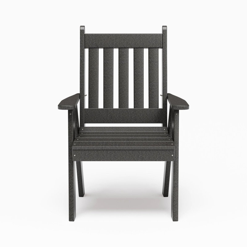 Chaise en composite Franklin, Gris foncé