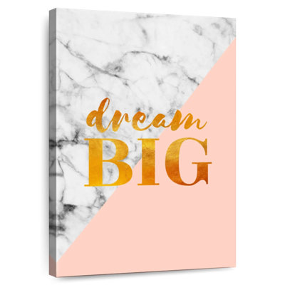 Tergel Dream Big Typography
