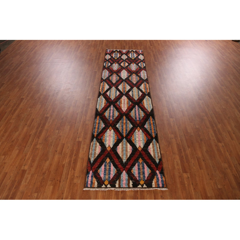 Tapis de couloir oriental marocain Trellis