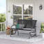 Banc de jardin extérieur en acier-115848267-115852016