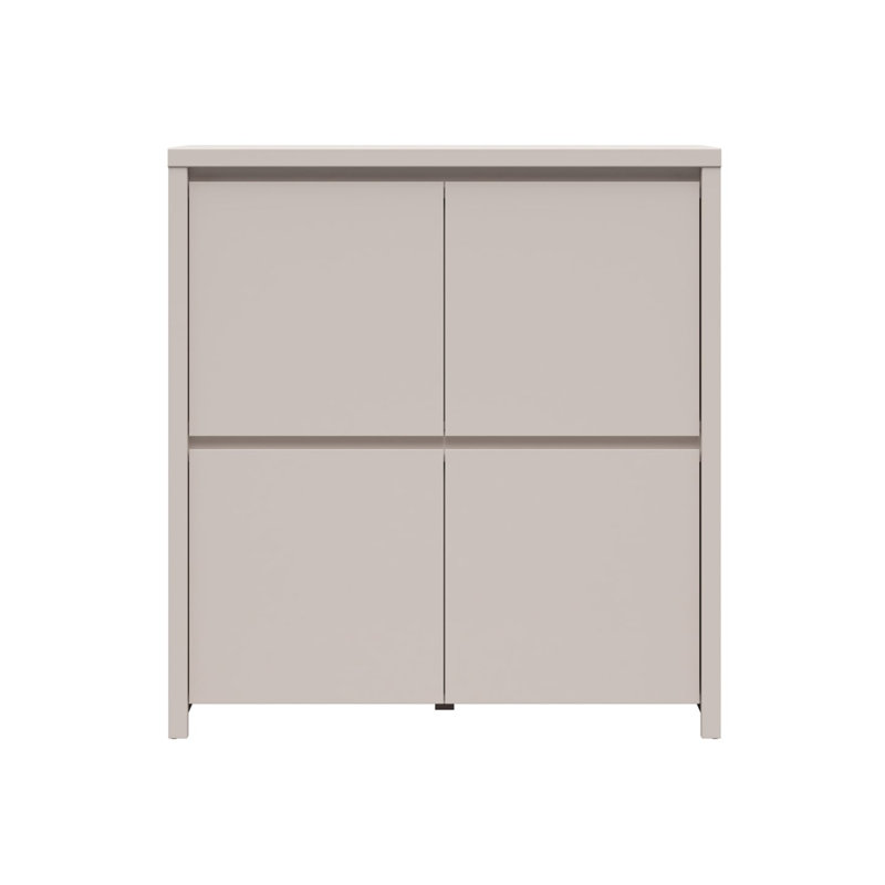 4 - Door Rectangle Accent Cabinet, Cashmere