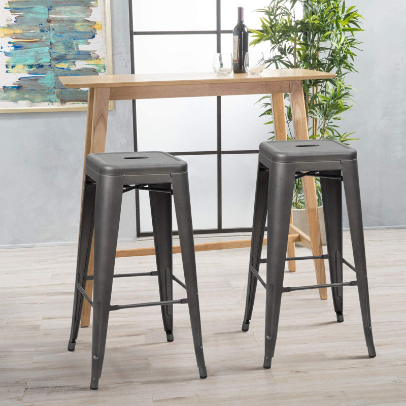 Tabouret de bar 30 po Lansing, Gris
