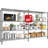 Marlia Steel Height -Adjustable Storage Rack Heavy Duty Shelving Unit-565694247-549942109