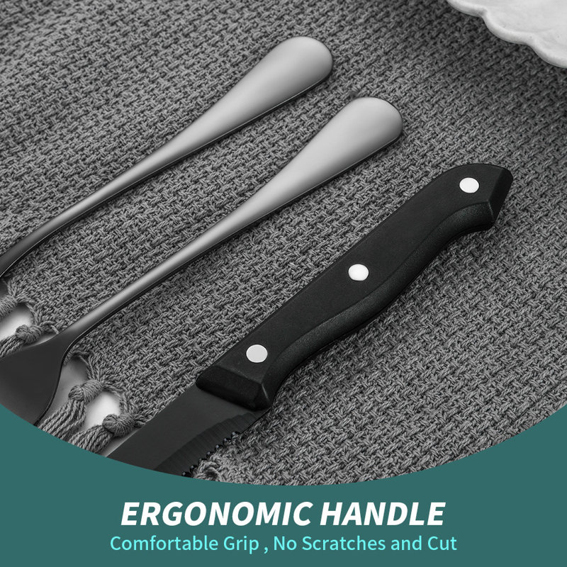 Latitude Run® Selima Stainless Steel Flatware Set - Service for 12