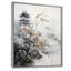Art asiatique, oiseau Sumi, sérénité - impression-1811226295-1745195445
