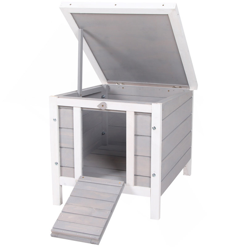 Cage à lapin en bois Pawhut