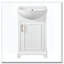 Ensemble de meuble-lavabo sur pied 20 po avec lavabo en céramique et meuble-lavabo simple autoportant 20 po-44467639