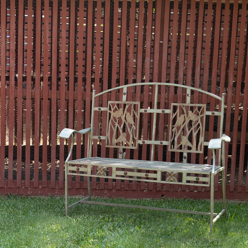Rideout Steel Outdoor Bench