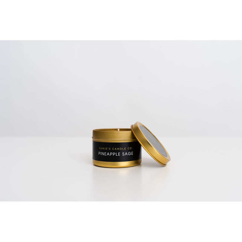 Pineapple Sage Scented Travel Size Candle