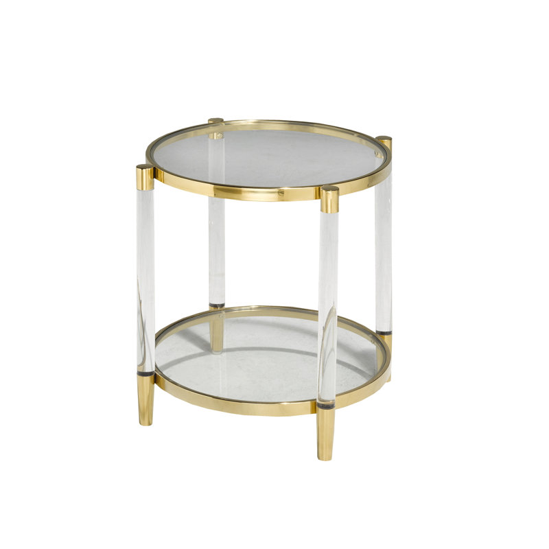 Table d'appoint Lark - Argent, Or