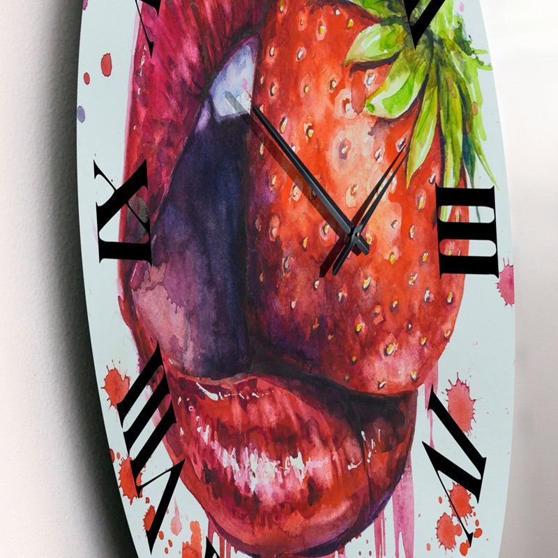 Horloge murale rouge, Moyenne