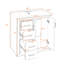 Meuble-lavabo de salle de bain 30 po Wenz, céramique, décorations, rustique-124806756
