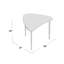 Bureau collaboratif à hauteur réglable Marco Apex Series-36267720-36267721-36267722