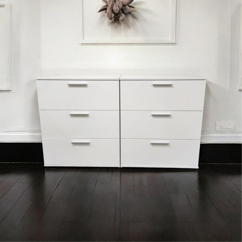 Commode modulaire à trois tiroirs Morgan