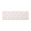 Banc rembourré beige à boutons, design contemporain, pieds à finition lisse, coutures losangées, structure en fer, profondeur de 45,06 po, largeur de 15 po, hauteur de 18,43 po, assemblage inclus-1941200007