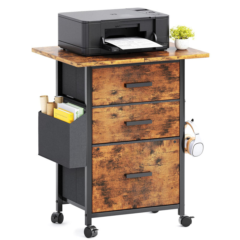55.8cm Wide 3 -Drawer Mobile File Cabinet
