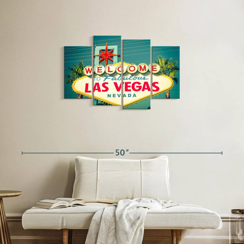 Panneau de bienvenue Nicci Las Vegas, H 22 po x l 36 po