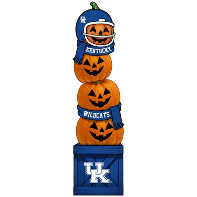 University Of Kentucky Pumpkin Stacked Leaner With Helmet