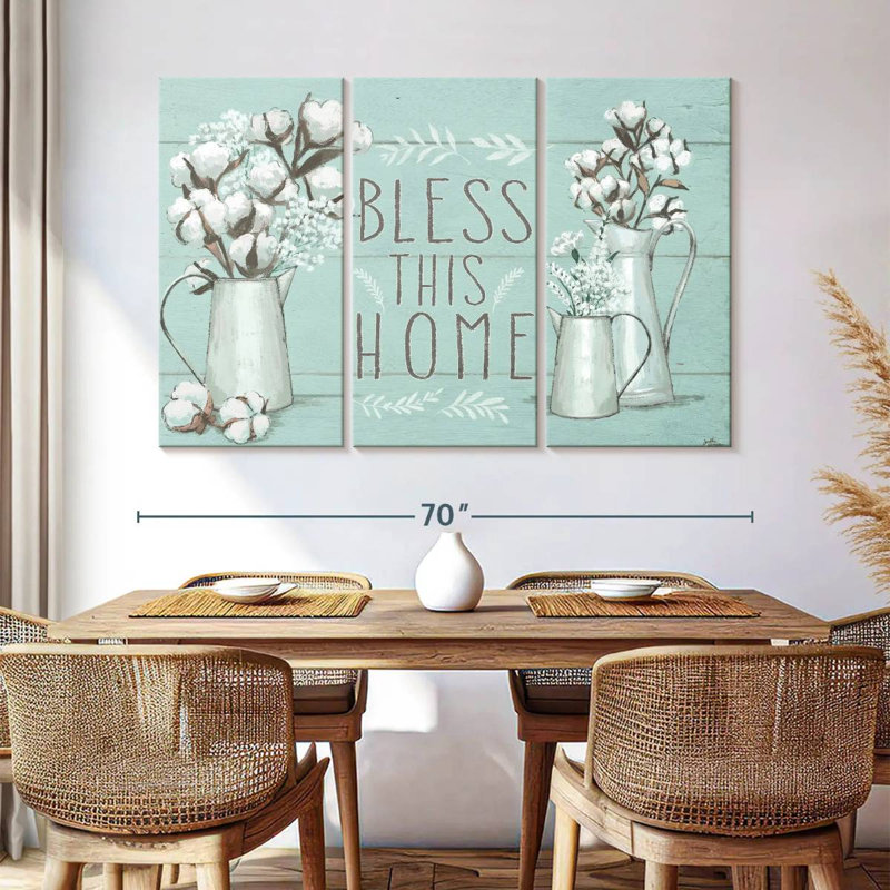 Plaque murale «Blessed Mint», H 42 po x l 65 po