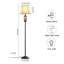 Lampe sur pied en laiton antique 65,8 po avec veilleuse