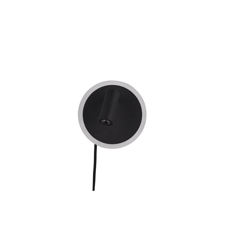 Corner LED Plug-in Spotlight, Black