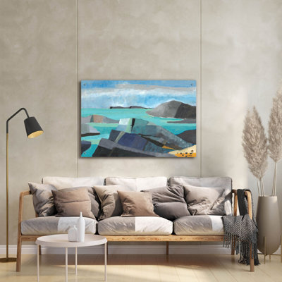 «Carmel Central Coast» par Jan Weiss, art mural en verre acrylique