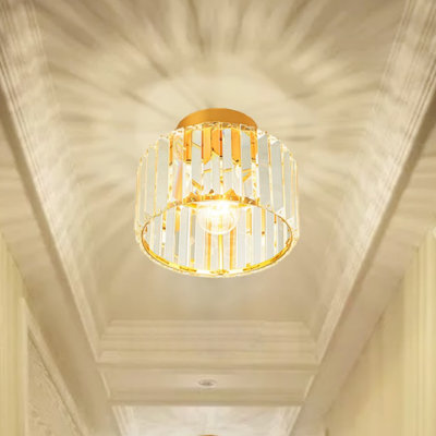 Crystal Semi Flush Mount