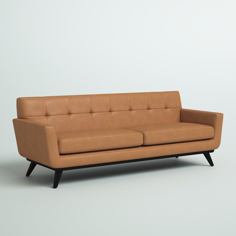 Employ 90.5" Square Arm Sofa, Tan 100% Polyester