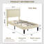 Lit rembourré avec 2 tables de chevet - Ensemble de chambre à coucher moderne-1998836747-1998836751