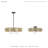 4 Light English Bronze Extra Large Semi-flush