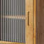 Armoire coulissante 35,4 "à 2 portes avec trois niveaux d'espace de rangement, convenant aux salles de bain, cuisines et salles à manger