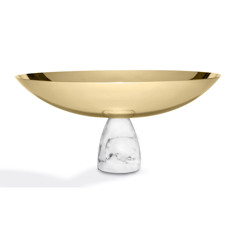 Anna New York Fruit Bowl, Gold
