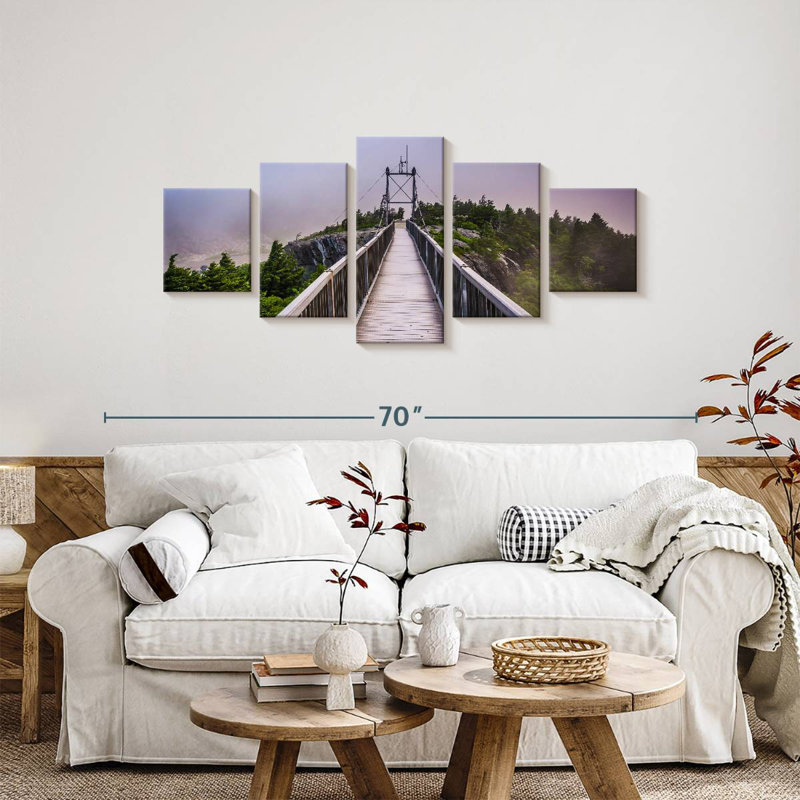 Mile High Swinging Bridge, 24" H x 55" W