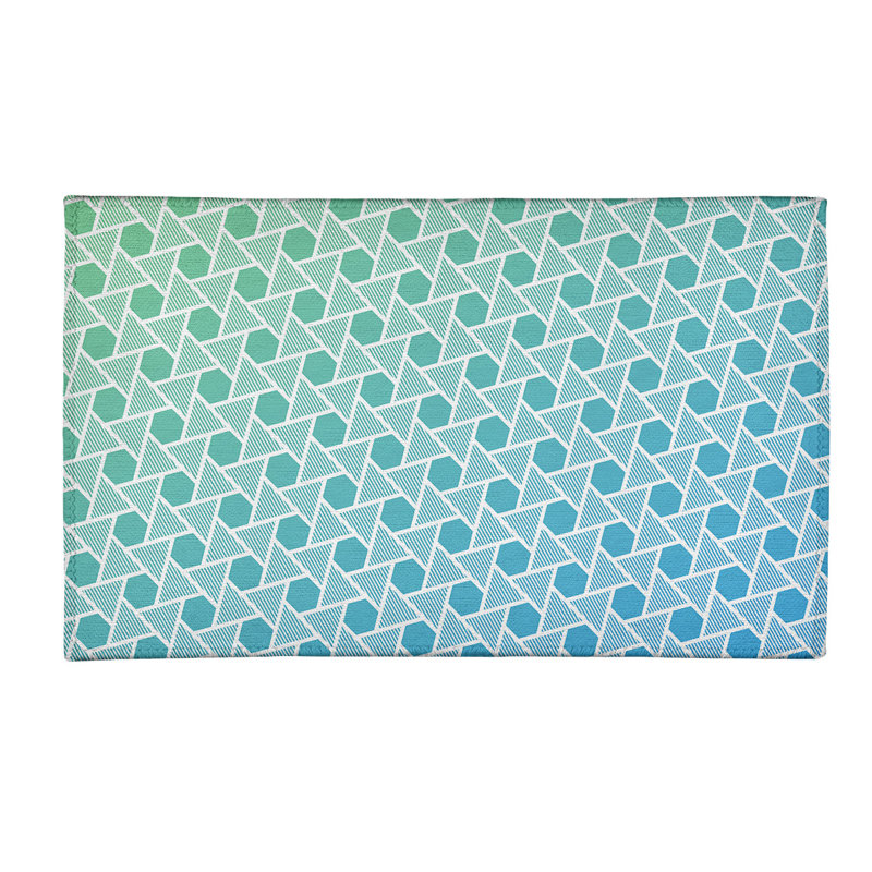 Tapis de zone en poly-triangles hexagonals & triangles, Rectangle 2 pi x 3 pi