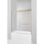 Kingston Brass 60-Inch Acrylic Rectangular 3-Wall Alcove Tub With Tub Door, Left Hand Drain-108329123-108329127