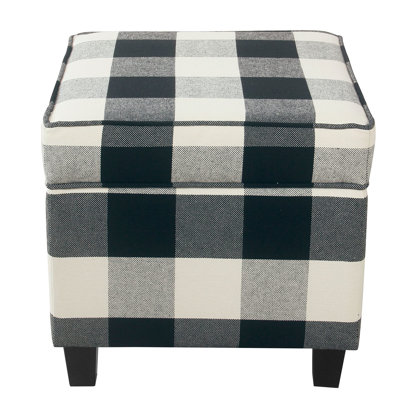 Repose-pieds carré avec rangement 17,5 "Asha
