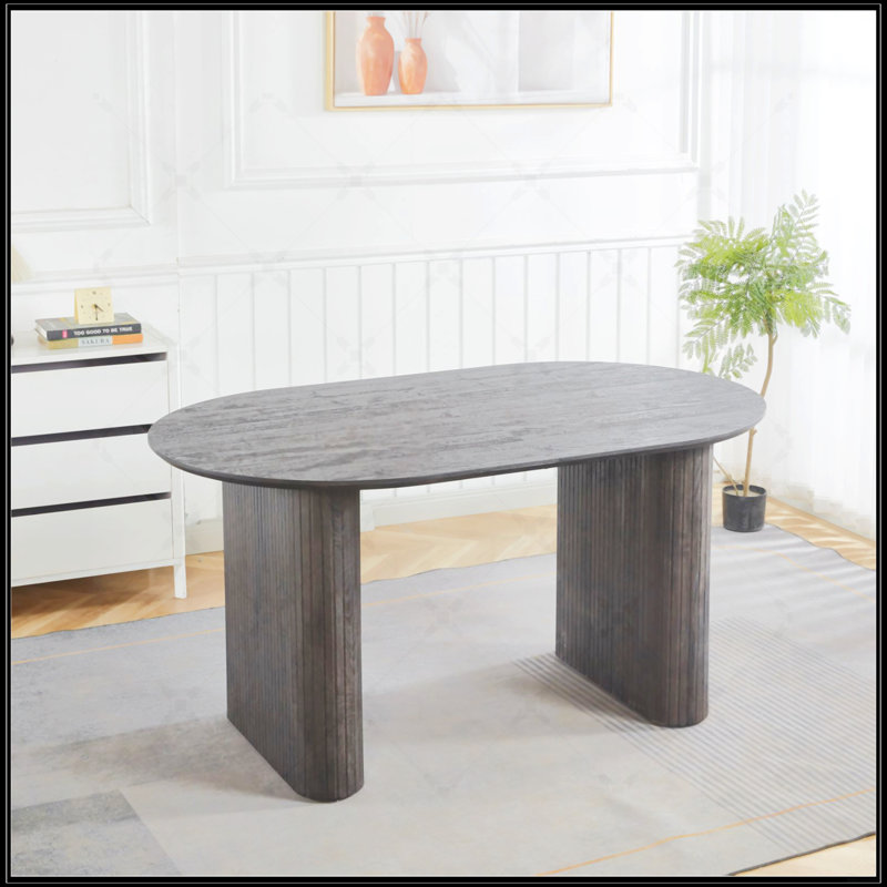 Table extensible, Noir