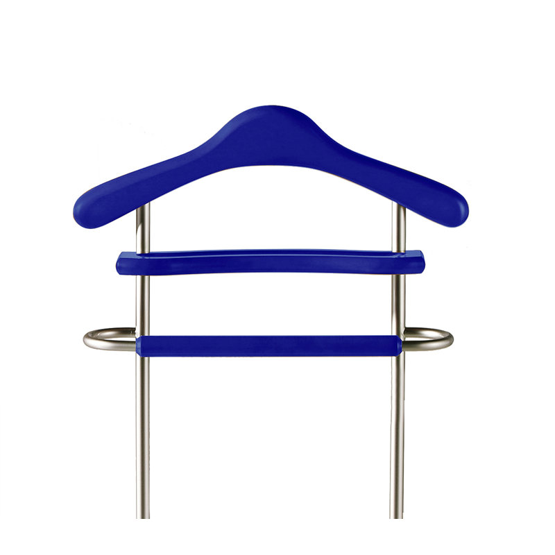 Beeks Freestanding Valet Stand, Blue
