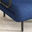 Fauteuil convertible 3-en-1 pliant pour canapé-lit - Dossier réglable à 5 positions avec coussin, canapé-lit compact pour salon, chambre à coucher et bureau (bleu)