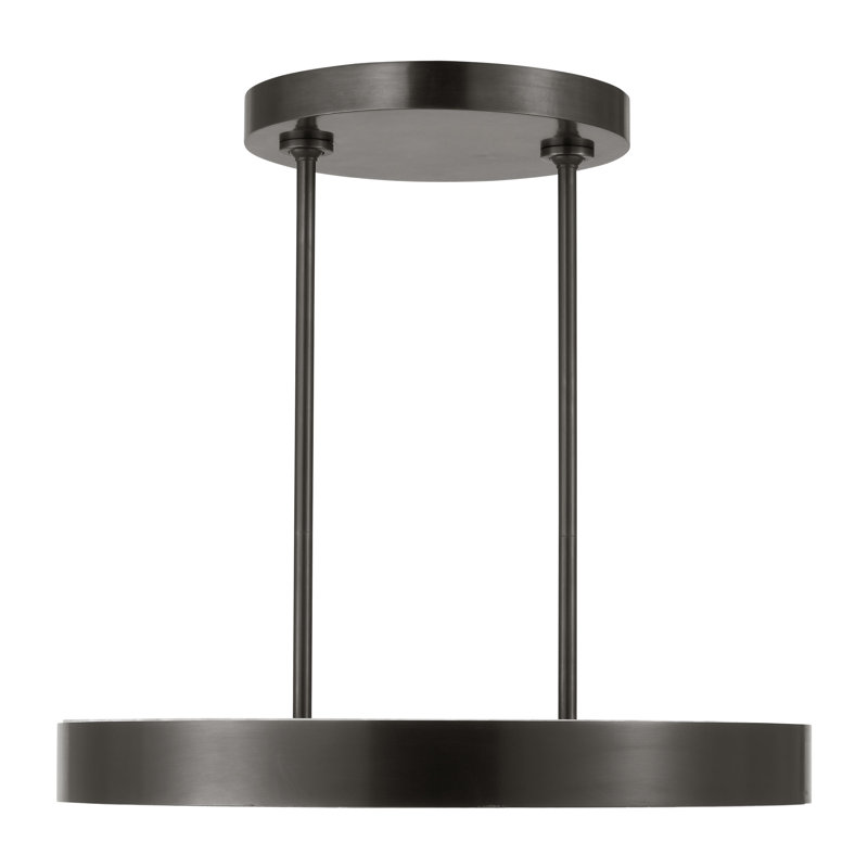 Wyllis LED Chandelier, Bronze, 2.5" H x 24" W x 24" D