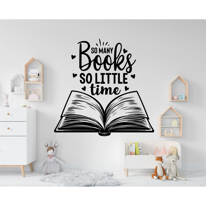 Autocollants muraux, livres et décorations pour bibliothèque, Beige, H 18 po x l 17 po