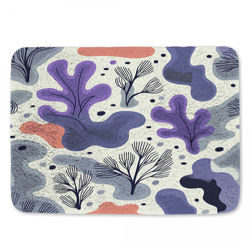 Tapis de bain Coral, L 24 po x l 17 po
