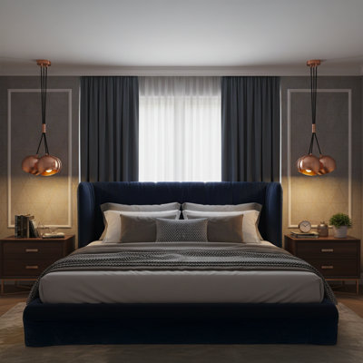 Luminaire suspendu sphère 3 lumières Celina